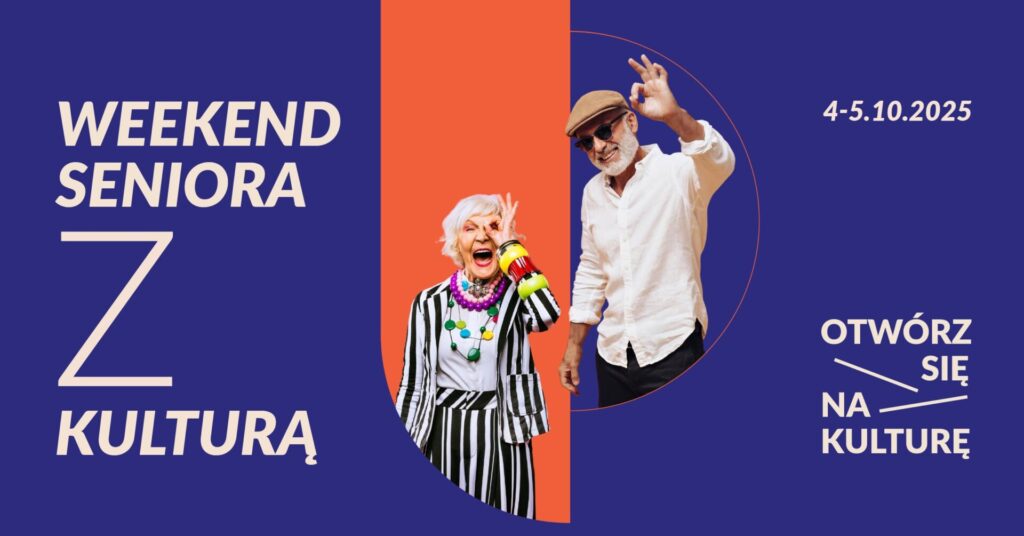 grafika promocyjna akcji Weekend seniora z kulturą