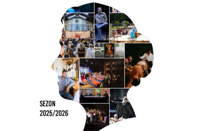 Widok na scenę i widownię Teatru im. Wandy Siemaszkowej w Rzeszowie.