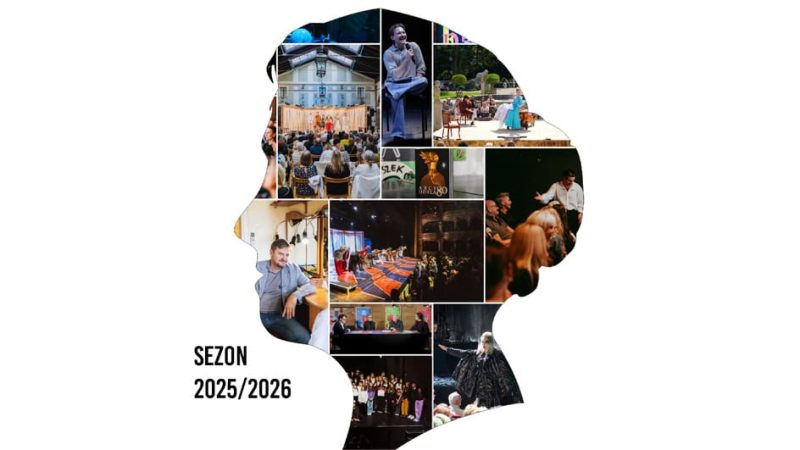Widok na scenę i widownię Teatru im. Wandy Siemaszkowej w Rzeszowie.